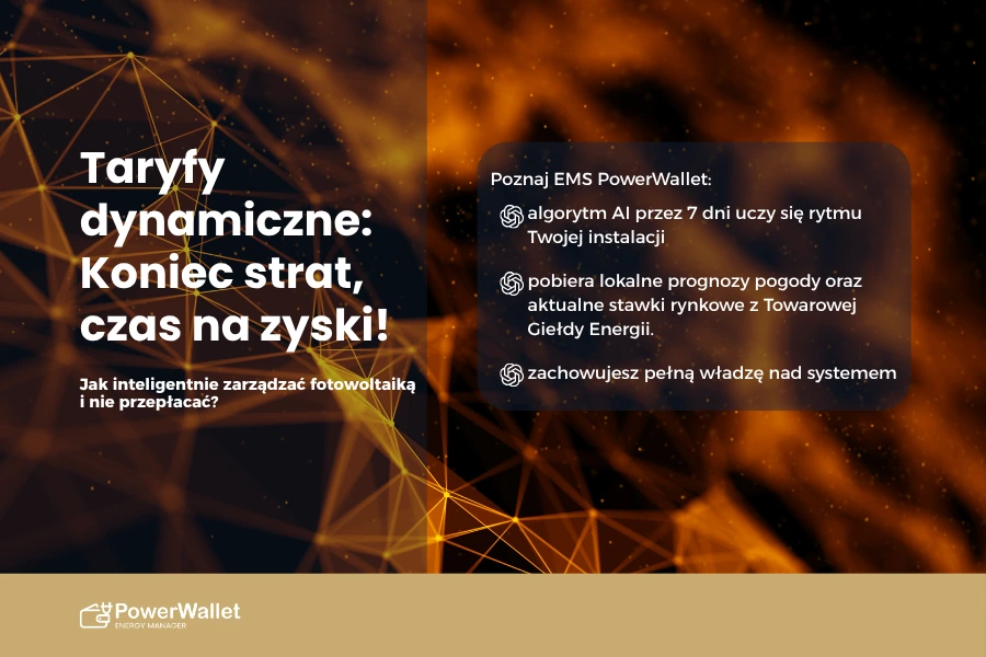 Taryfy dynamiczne a fotowoltaika: Jak zacząć zarabiać dzięki EMS Powerwallet?