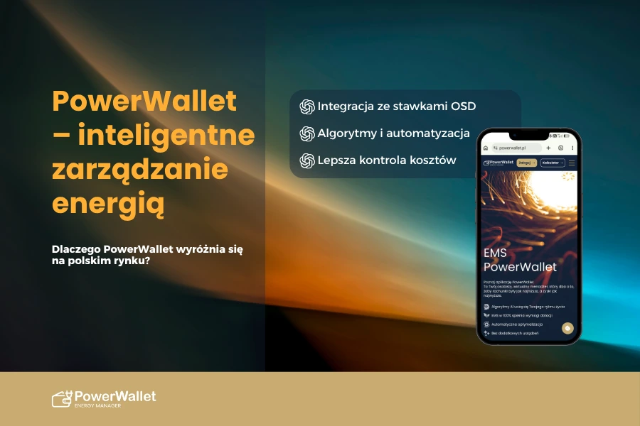 EMS PowerWallet – inteligentne zarządzanie energią z magazynem energii